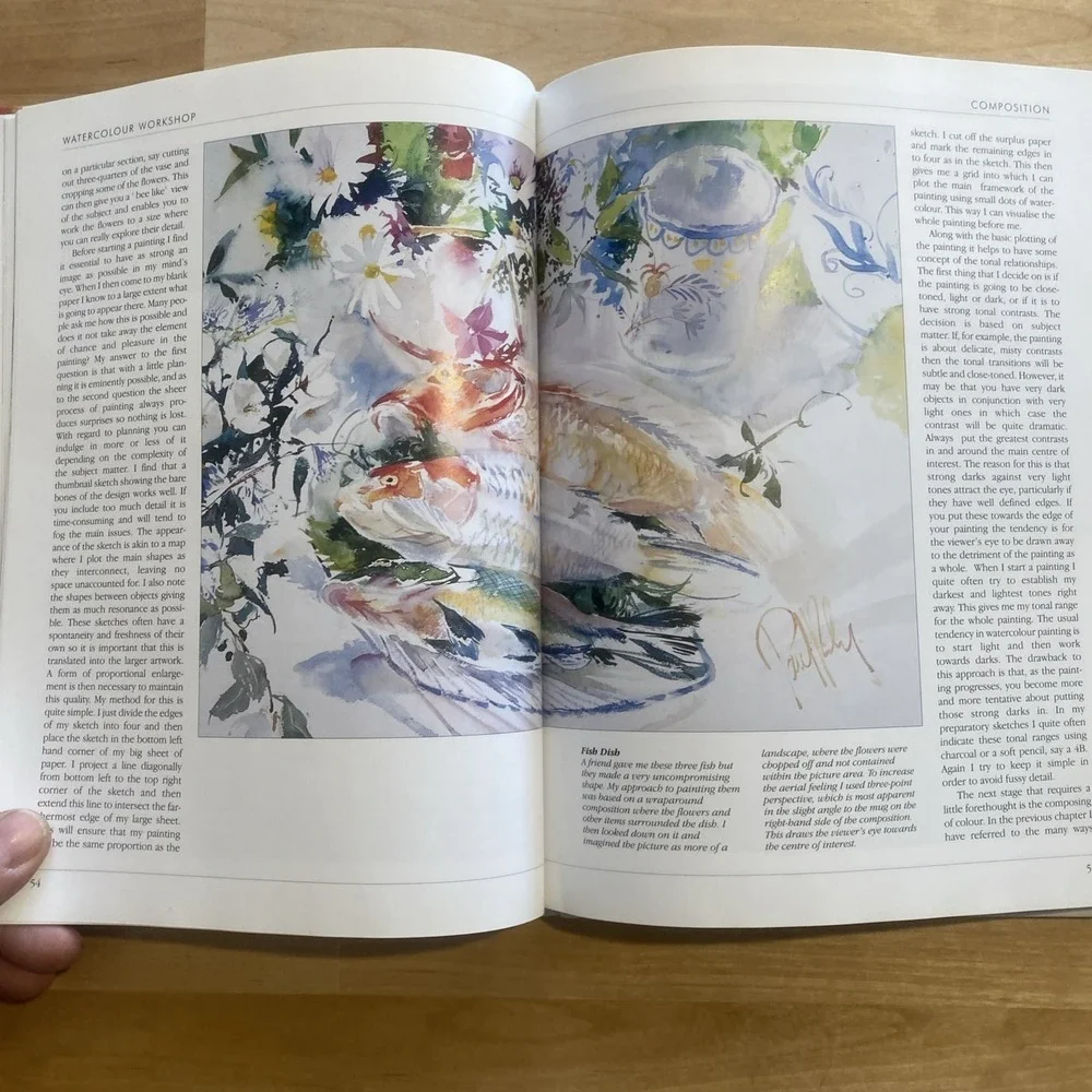 Paul Riley's Watercolour Workshop by Riley, Paul‎ 2001 Hardcover Book Watercolor